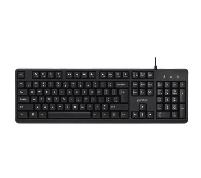 Keyboard English Prolink GK-1006M USB Wired Multimedia Keyboard (1Y)