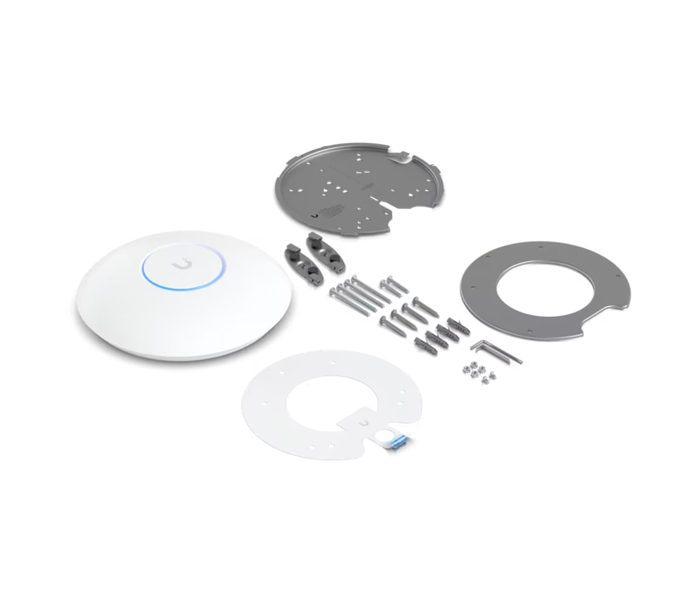UniFi Wi-Fi Access Point U7 Pro Ceiling-Mounted-Wifi 7-140 m² (1,500 ft²)-300+Client(1Year)