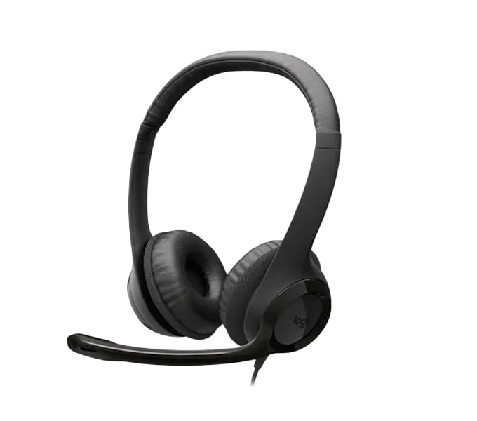 Headset Logitech H390 USB Computer Headset - MIDNIGHT BLACK - APANZ-122 (981-001577) 2Y