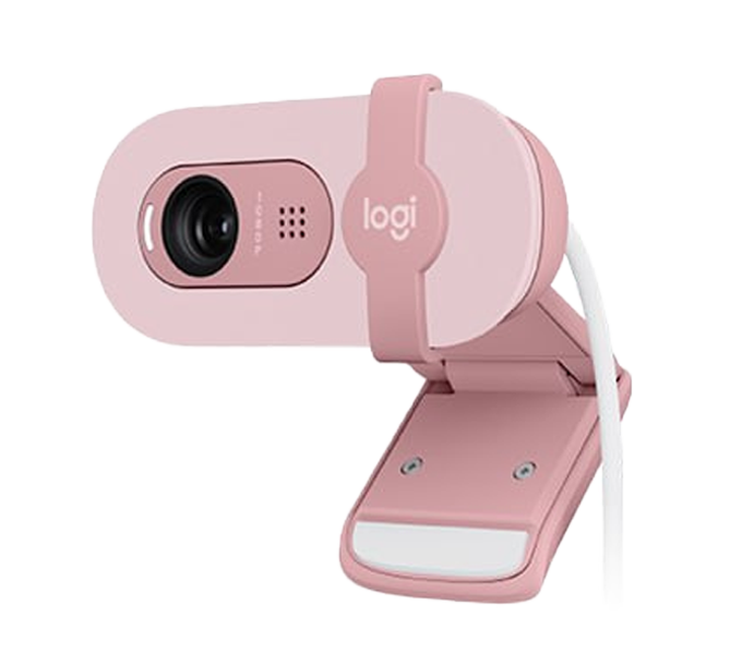 Webcam LOGITECH BRIO 100 FHD 1080p webcam auto-light balance privacy shutter- ROSE (960-001624)1Y