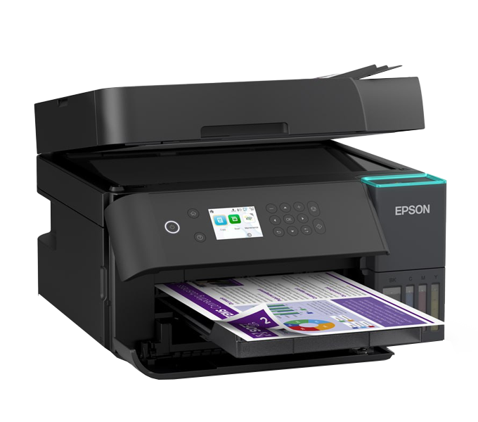Printer Epson EcoTank L6370 A4 Color (3-in-1) (Print, Scan, Copy, WI-FI With ADF )(Ink 001)