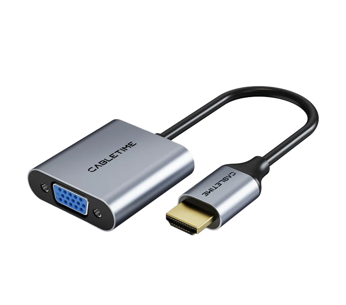 CABLETIME HDMI to VGA Adapter (CT-C160-PU31-HMVGA1-S0.15) 2Y
