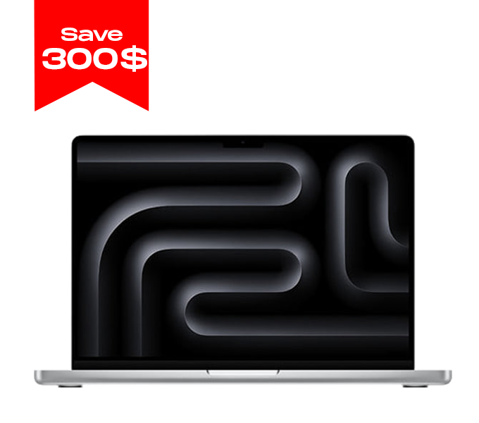 Apple MacBook Pro 14.2" M3 Max chip-CPU 14‑core and 30‑core GPU-36G-1TB SSD-Silver (MRX83ZP/A)-1Y