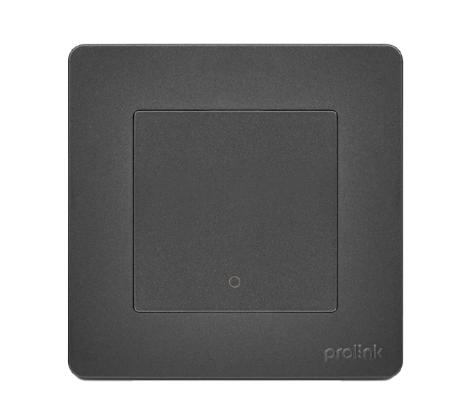 Prolink Zigbee Smart Wall Switch (Charcoal) DS-3305 (1 Gang) 10A load