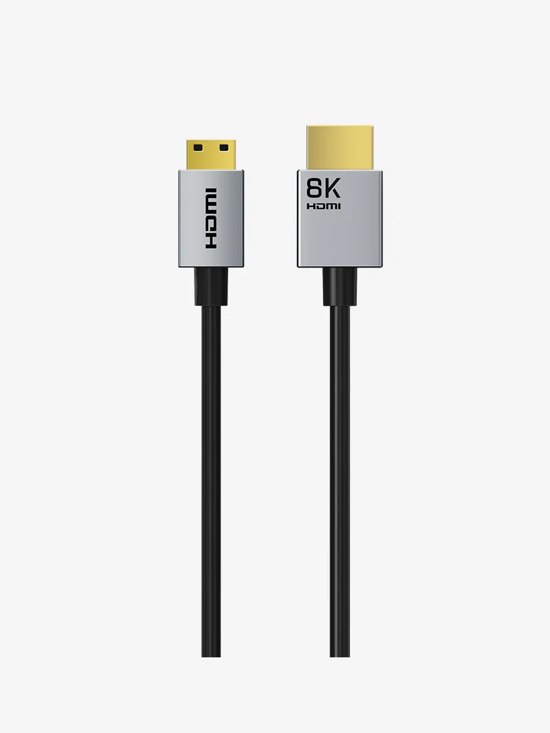 CABLETIME Cable 1M Mini HDMI Male to Male 8K60Hz Bi-Direction 10ft (CT-HDC8K-AG1) 2Y