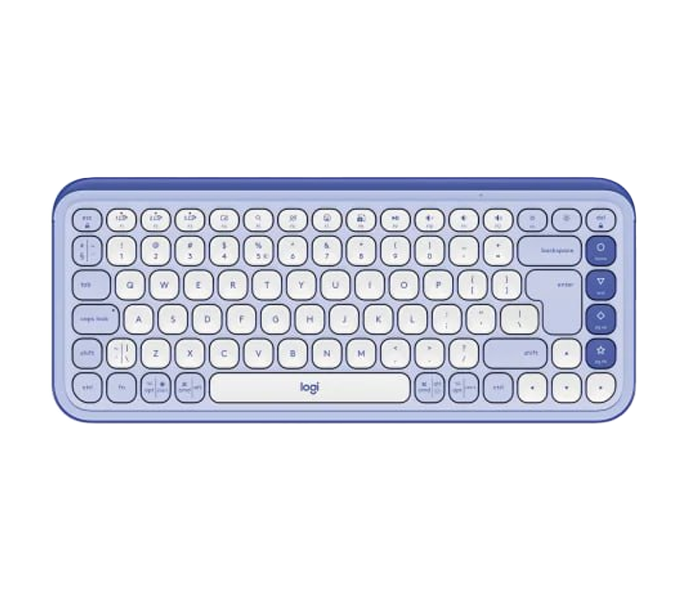Keyboard Logitech POP ICON KEYS -Lilac & Off White - US - APANZ-122 (920-013086) 1Y