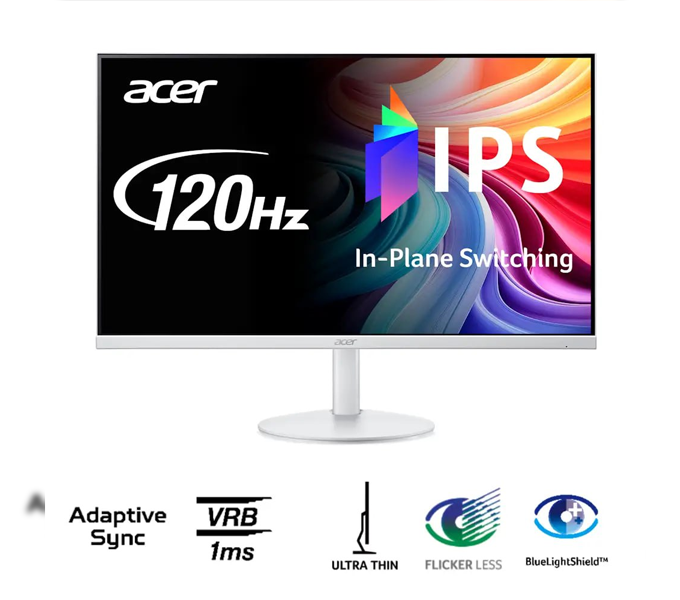 LED Monitor Acer 23.8" SA243Y G0wmix-With IPS FHD (1920x1080)-SP-(Port: VGA,HDMI)-(HDMI CB)