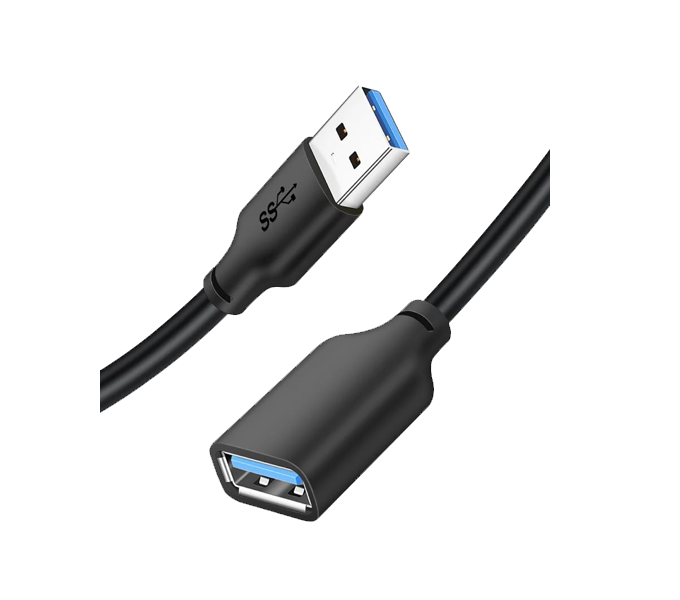 CABLETIME Cable 2M PVC USB3.0 AM-AF Extension(CA11L) (CT-C160-U3-AMAFN-B2) 2Y