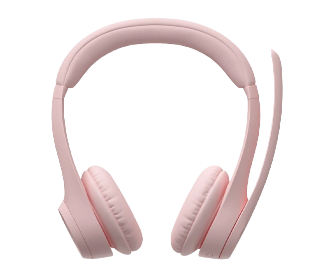 Headset Logitech Zone 300 Bluetooth - ROSE - APANZ-122 (981-001413) 1Y