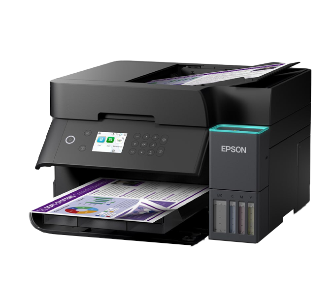 Printer Epson EcoTank L6370 A4 Color (3-in-1) (Print, Scan, Copy, WI-FI With ADF )(Ink 001)