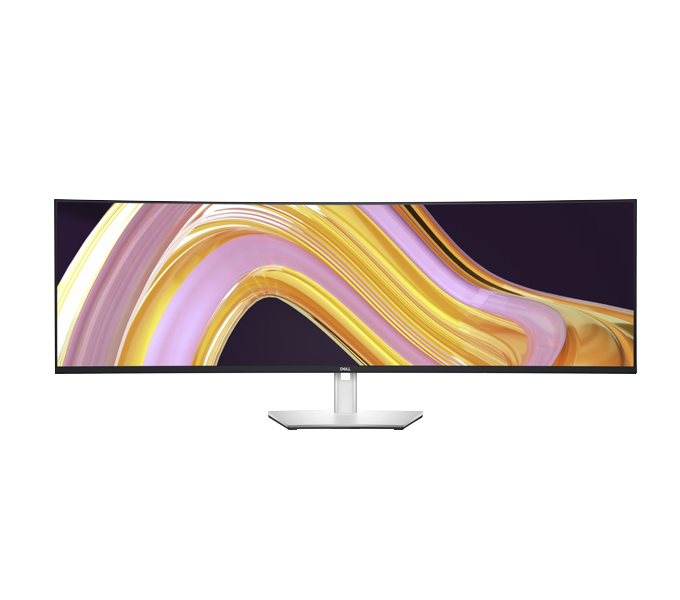 LED Dell Monitor UltraSharp 49"U4924DW Curved USB-C Hub-Dual QHD (5120 x 1440) at 60 Hz Speaker- 3Y