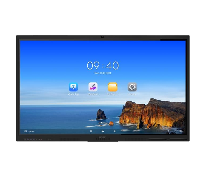 Hikvision 86-inch 4K Interactive Display-Cortex-A55×4(1.92GHz)-8G-Bl-in Storage128G-DS-D5B86RB/FL-3Y