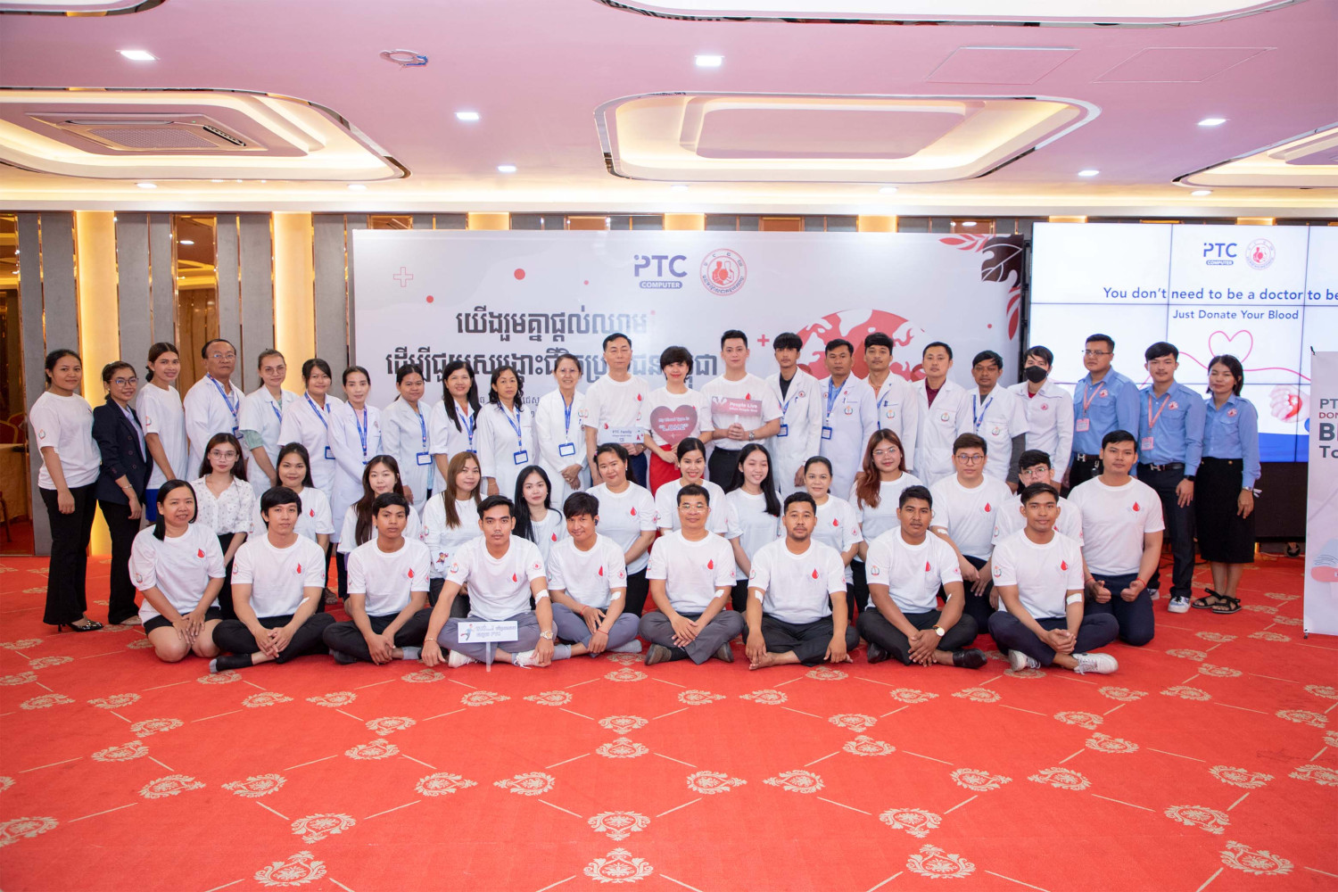 PTC Group Leaders and Staff Roll Up Sleeves for Blood Donation Drive on June 26th, 2024!