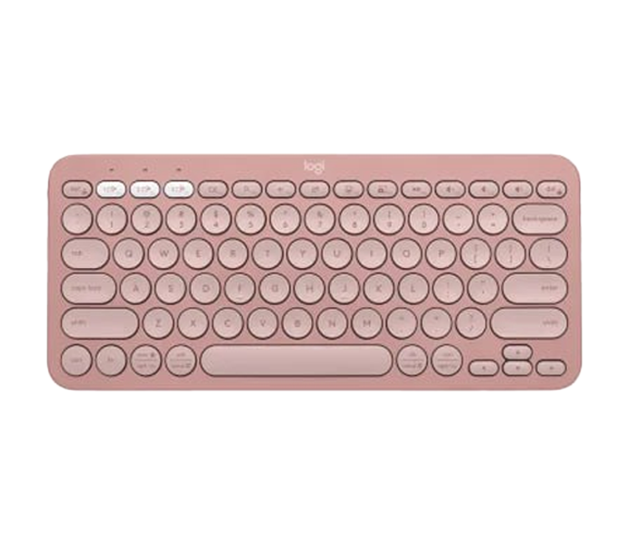 Keyboard Logitech Minimalist Bluetooth® Pebble Keys 2 K380s-TONAL ROSE - US- APANZ-122(920-011755)1Y