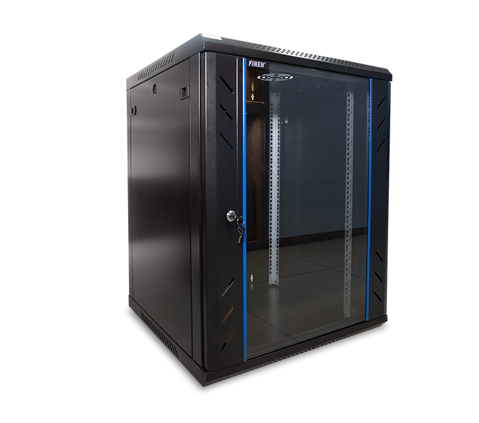 Rack Closed 15U 600W X 600D X 769H  BLACK COLOR-FINEN