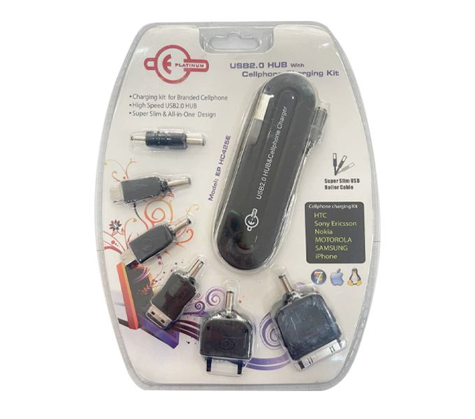 USB HUB 3 Ports EG W/CELL Phone Charger EP HH425E