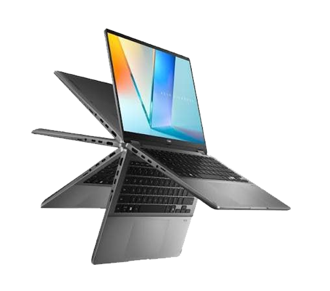 ASUS Vivobook 14Flip TP3407AA-SG778W-Intel core Ultra 7 Processor 355-16G-512G-Touch-14"WUXGA-W11H-BP+Pen-MatGray-2Y
