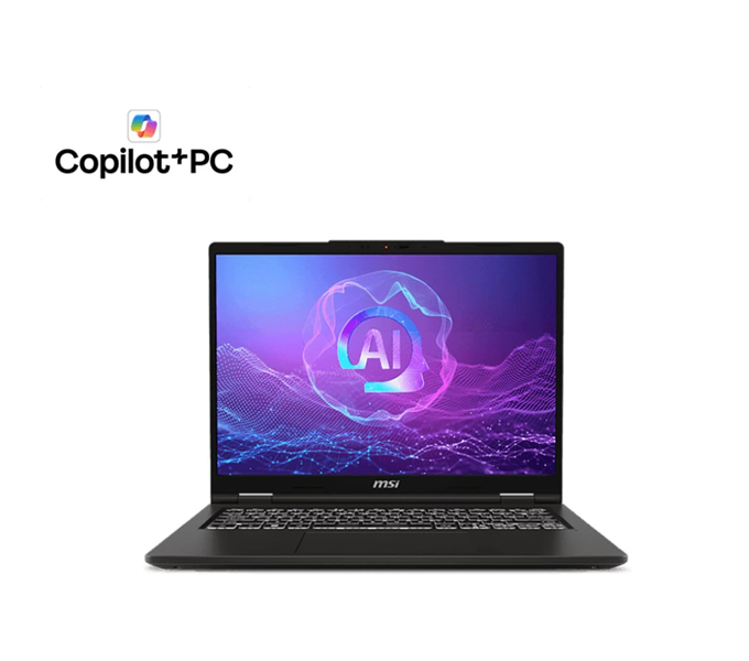 MSI Venture A14 AI+ A3HMG-003KH Ryzen AI 7 350-16GB-512GB-AMD Re-14"2.8K OLED-Win11H-Solid Gray-2Y