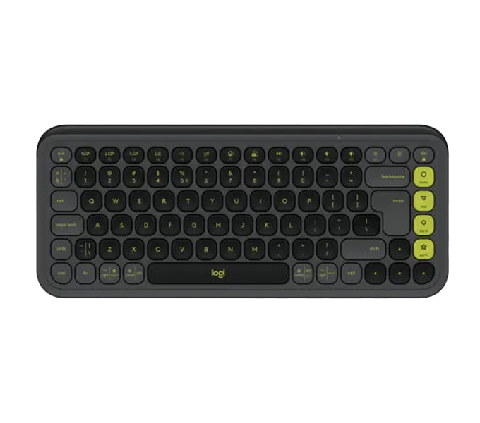 Keyboard Logitech POP ICON KEYS -Graphite & Green - US - APANZ-122 (920-013083) 1Y