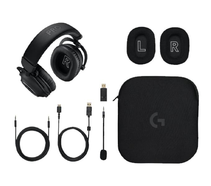 Headset Gaming Logitech PRO X 2 LIGHTSPEED Wireless Gaming Headset-BLACK-APANZ-122 (981-001264) 2Y