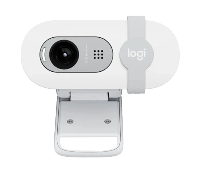 Webcam LOGITECH BRIO 100 FHD 1080p Webcam auto-light balance privacy shutter OFF-White(960-001618)1Y