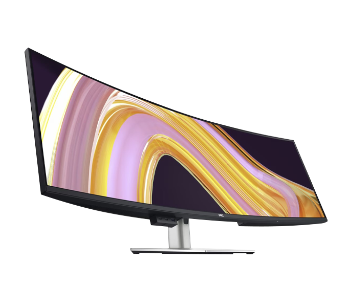 LED Dell Monitor UltraSharp 49"U4924DW Curved USB-C Hub-Dual QHD (5120 x 1440) at 60 Hz Speaker- 3Y