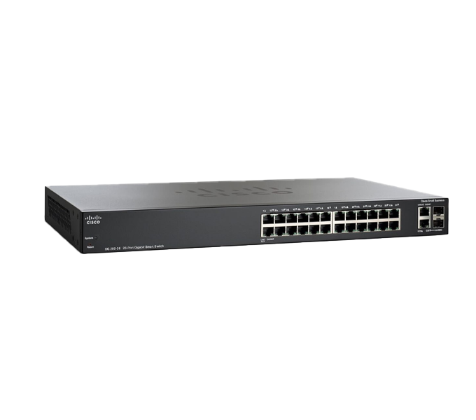 POE Managed Switch Cisco Catalyst SG200-26P 26-Port Gigabit (SG200-26)X000M0MLHZ