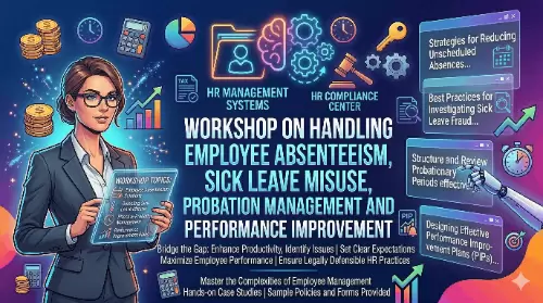 Handling Employee Absenteeism, Sick Leave Misuse, Probation Management and Performance Improvement Thumbnail