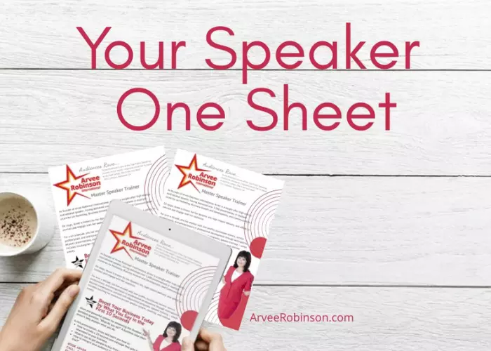 How to Create a Great Speaker One Sheet & Land Gigs!