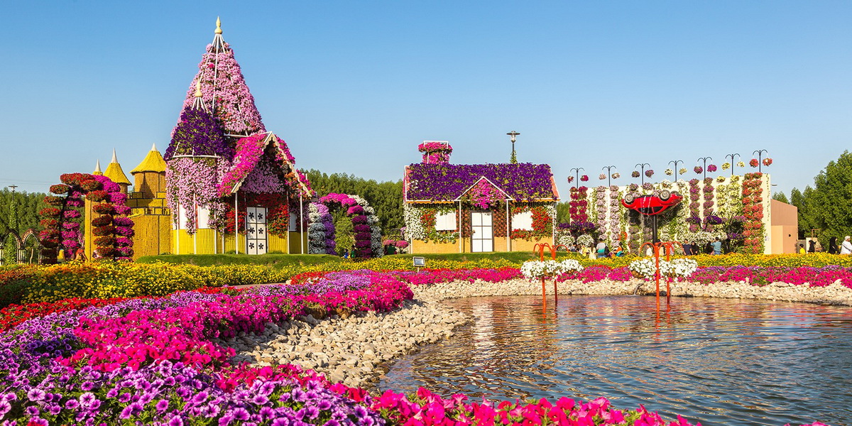 DUBAI MIRACLE GARDEN: BẢN GIAO HƯỞNG CỦA SẮC MÀU VÀ SỰ SỐNG GIỮA LÒNG SA MẠC