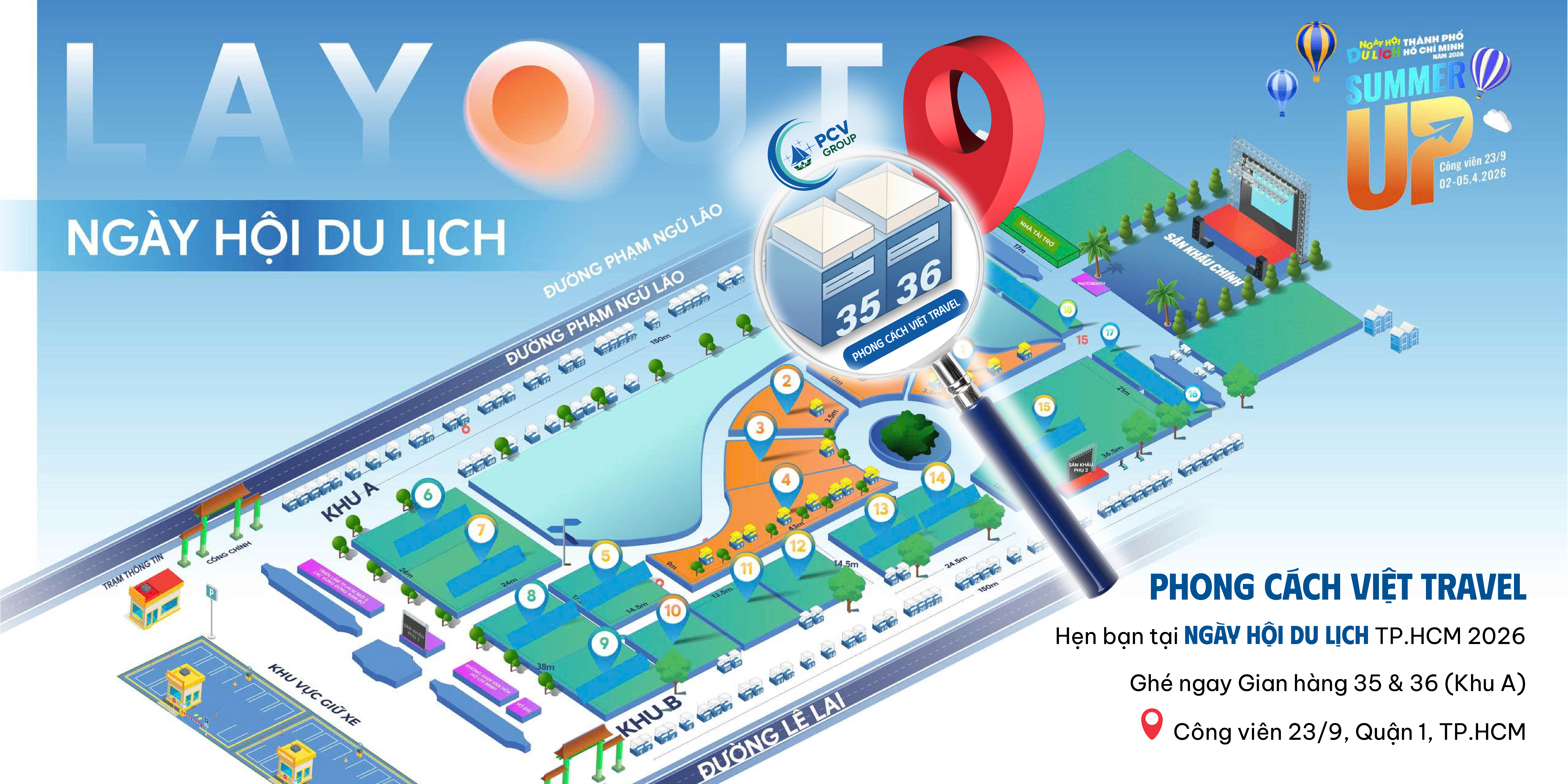 [NGÀY HỘI DU LỊCH TP.HCM 2026] GIẢI PHÓNG NĂNG LƯỢNG – RINH QUÀ CÙNG PHONG CÁCH VIỆT TRAVEL