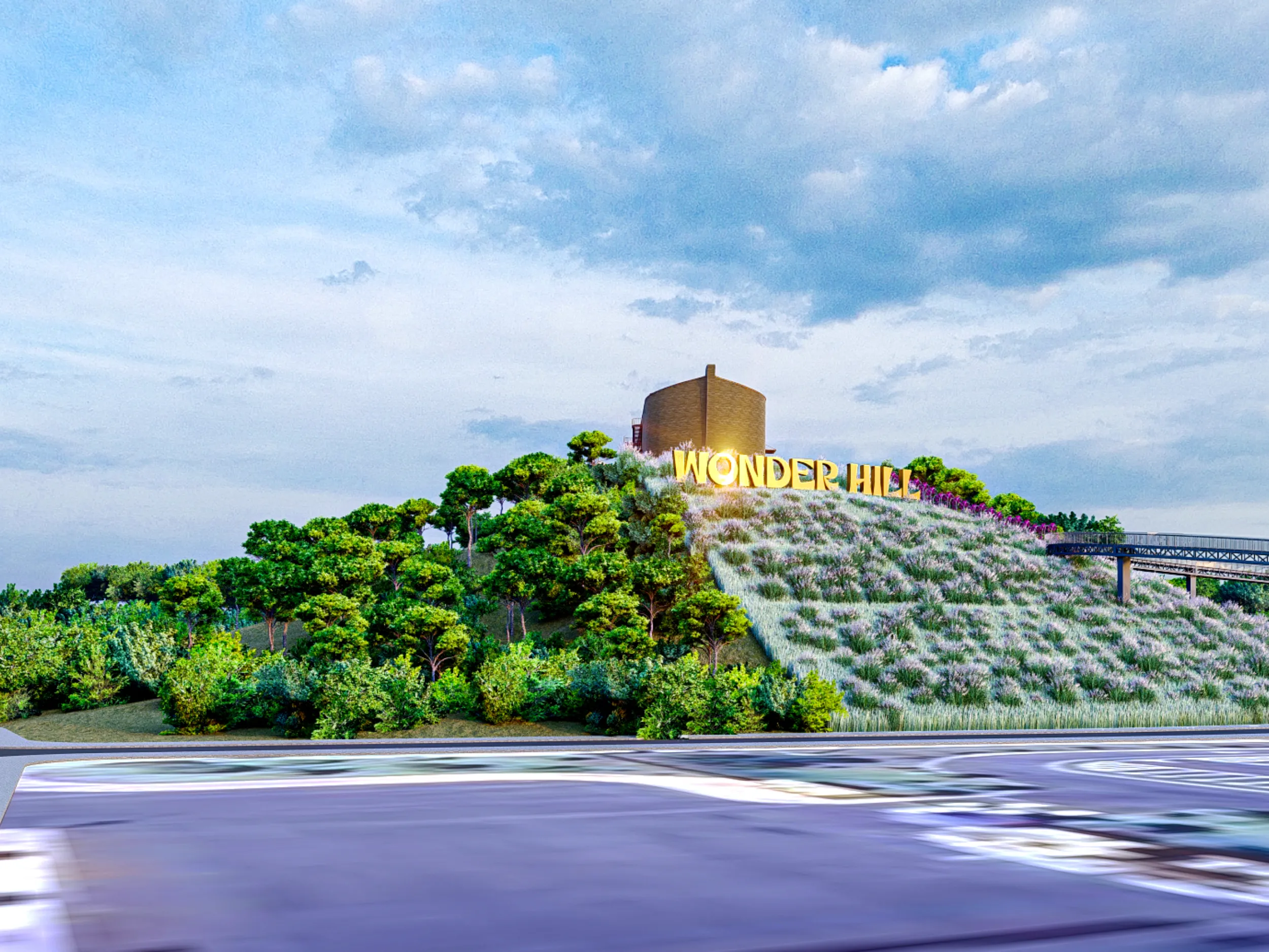 Biểu tượng con tàu gỗ khổng lồ tại Wonder Hill Nova Dreams Phan Thiết.