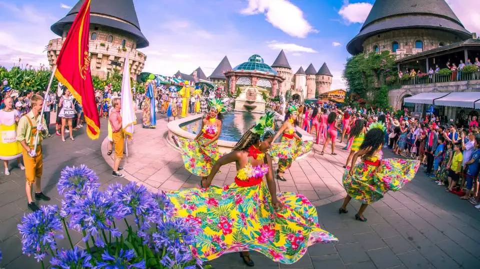 Lễ hội hoa tại Sun World Bà Nà Hills