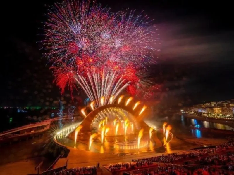 Giờ bắn pháo hoa sun world phú quốc qua 2 siêu show mỗi tối