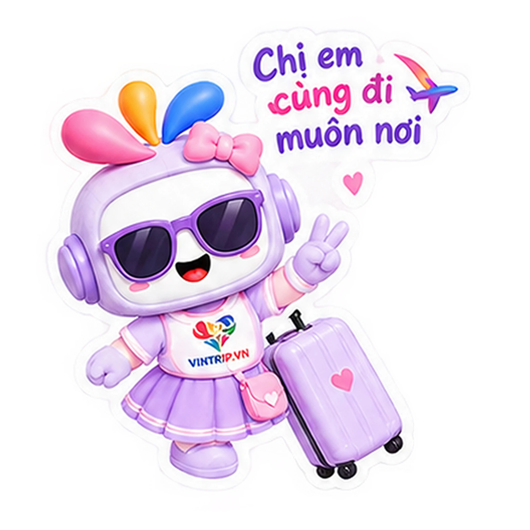 Đón 20/10 Cùng Vintrip Với Bộ Icon Trippy Siêu Đáng Yêu