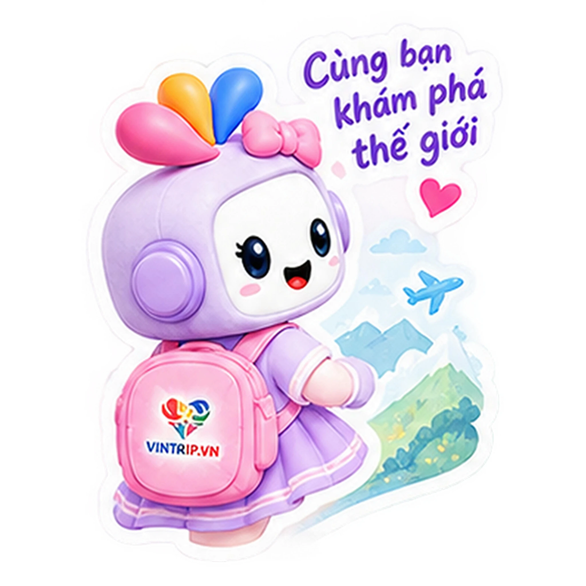 Đón 20/10 Cùng Vintrip Với Bộ Icon Trippy Siêu Đáng Yêu