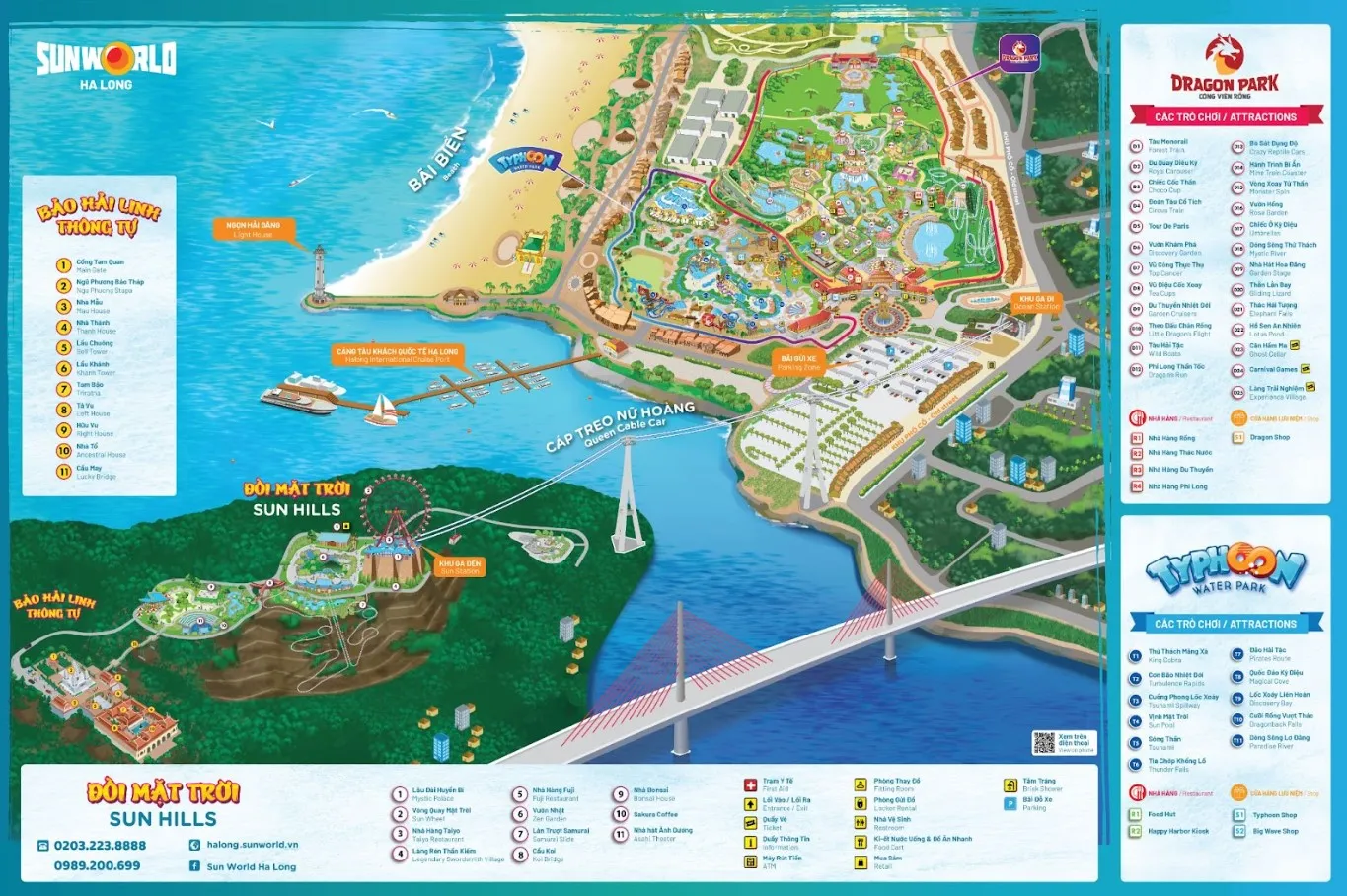 Bản Đồ Sun World Hạ Long Mới Nhất