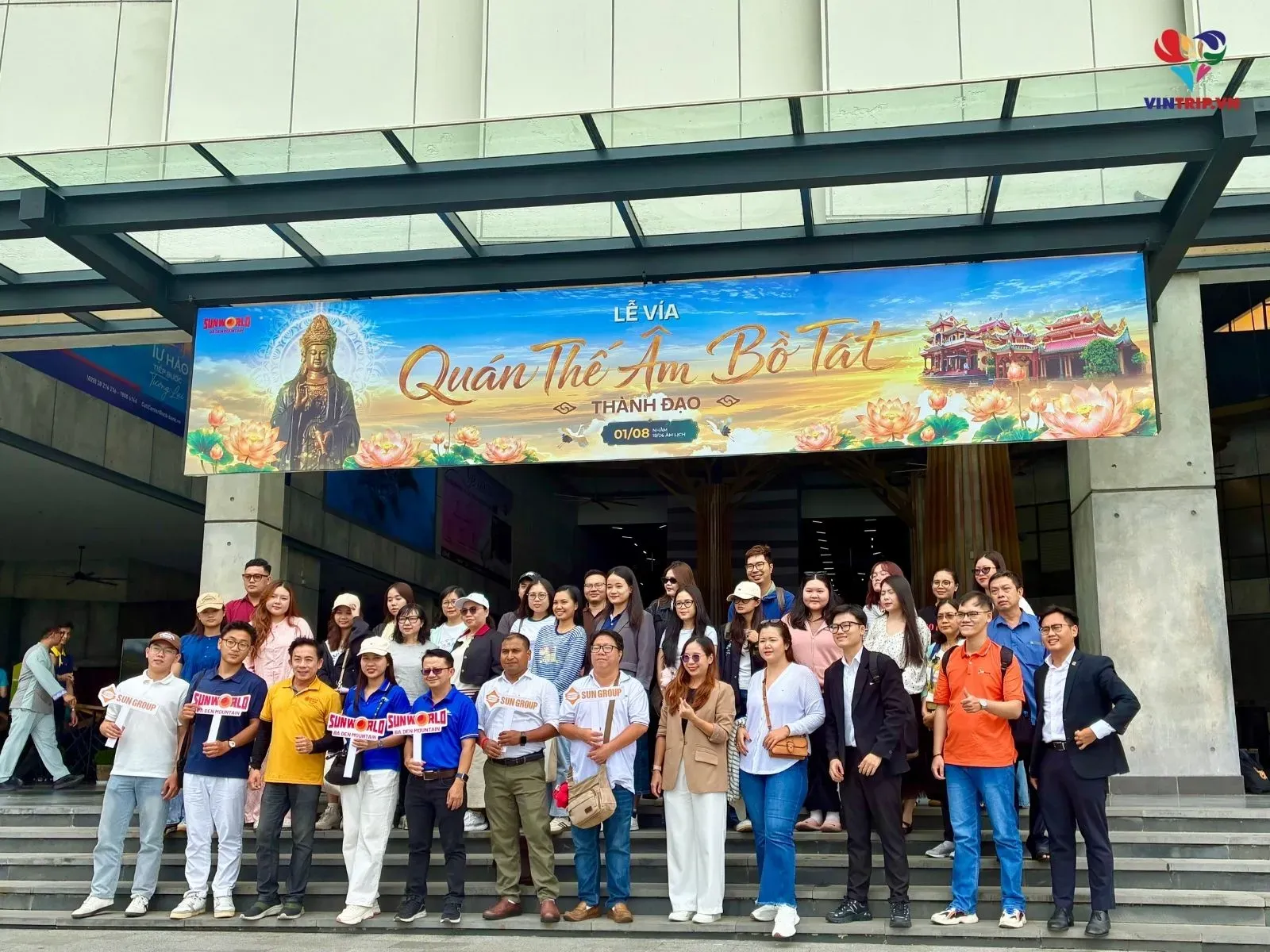 Đoàn tập trung tại Bà Đen Station