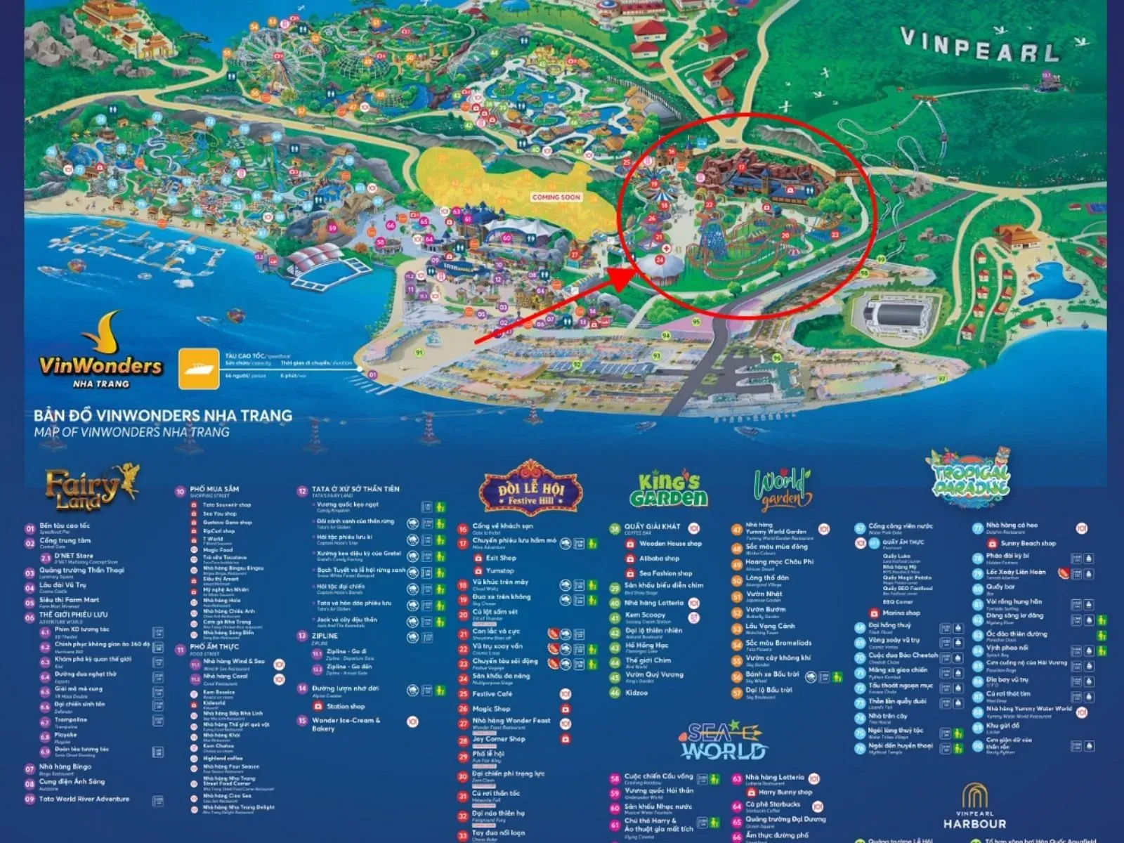 Festive Hill VinWonders Nha Trang nằm ở đâu?