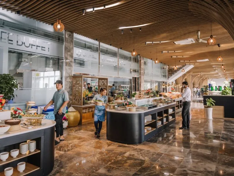 Green Tree Buffet SeaFood Ăn gì ở Thị trấn Hoàng Hôn Phú Quốc? Top nhà hàng nên thử