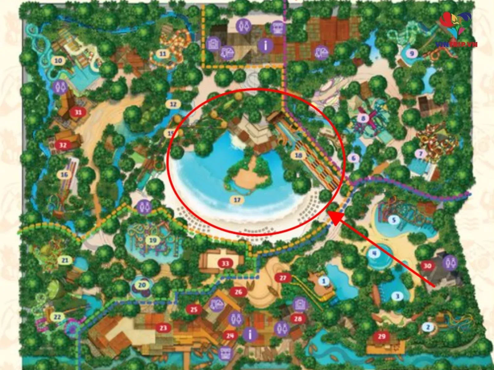 Bể tạo sóng Sun World Vũng Tàu nằm ở đâu?