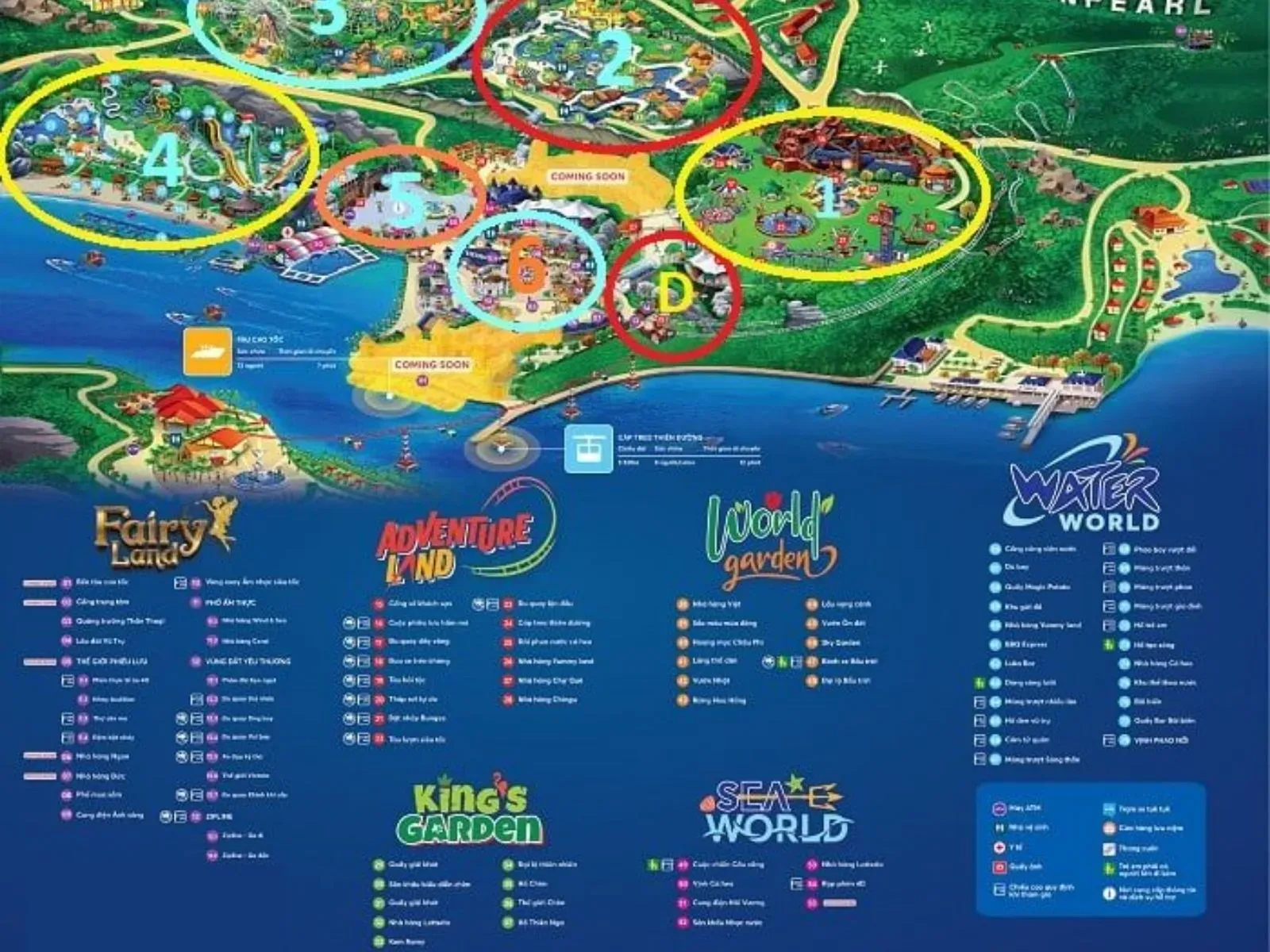Sở thú Nha Trang King’s Garden nằm trong khu nào của VinWonders?