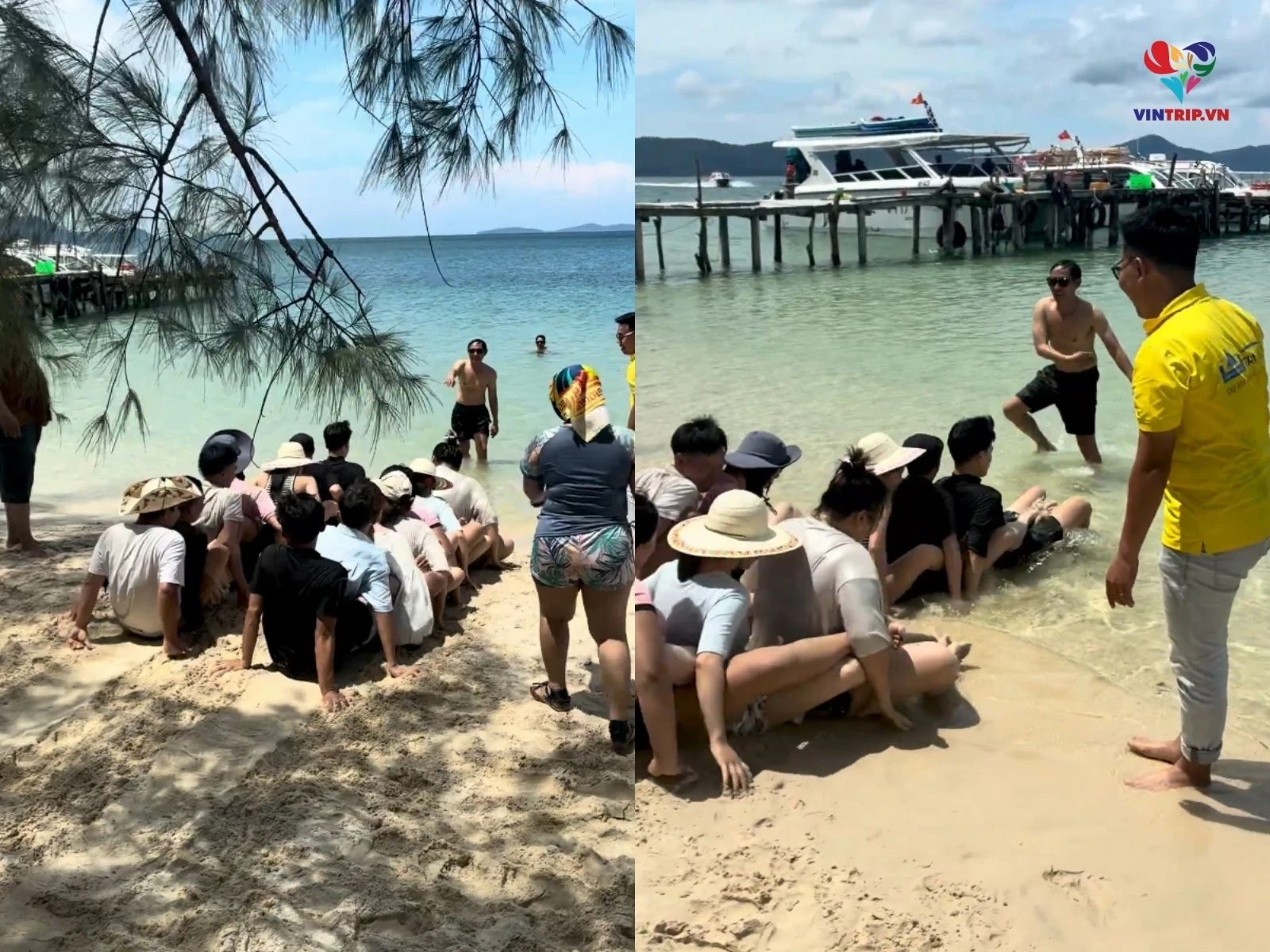 Team building và thư giãn bên bờ biển
