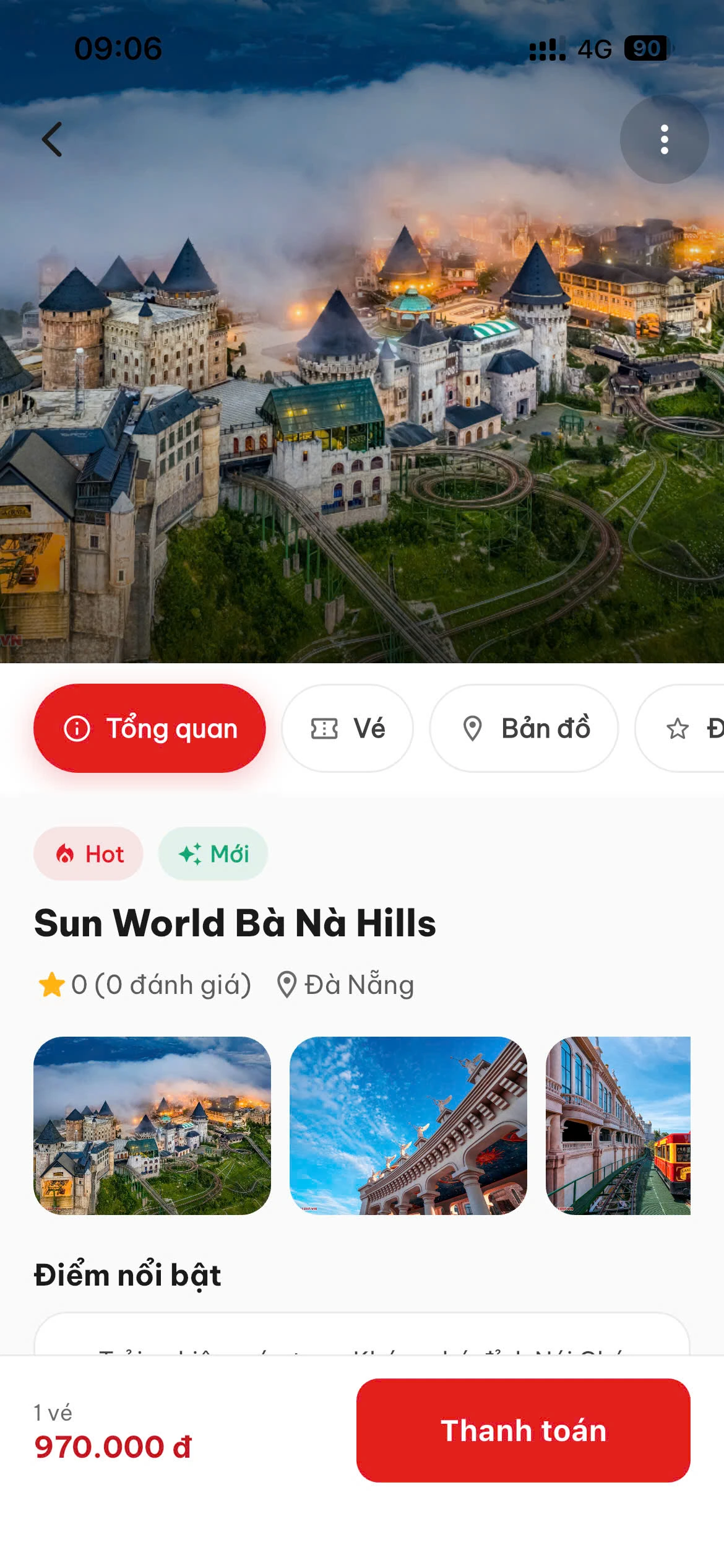 Giao diện ứng dụng Vintrip