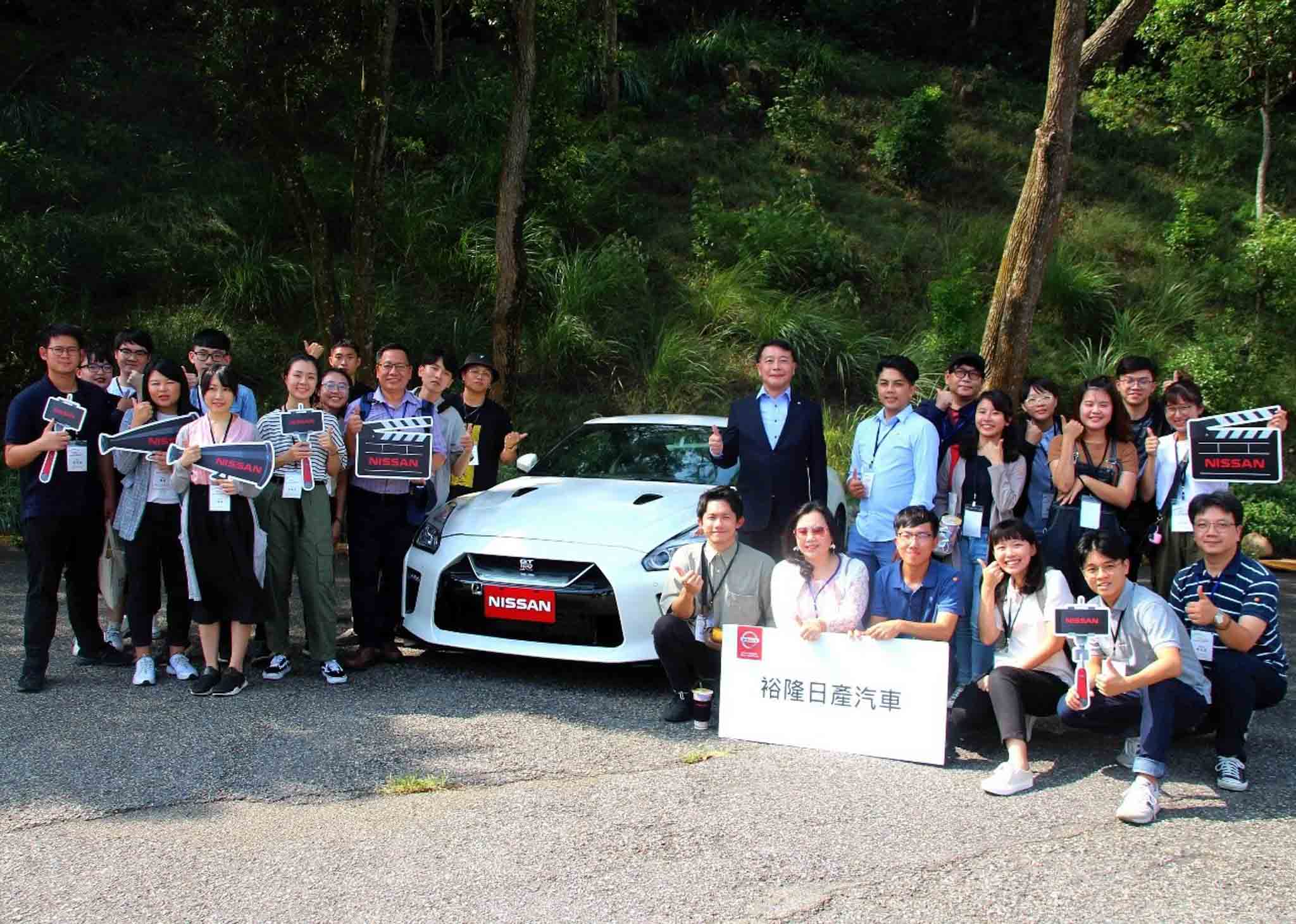 決選團隊參訪裕隆日產三義總公司,試乘及體驗影音專家WORKSHOP拍攝實作