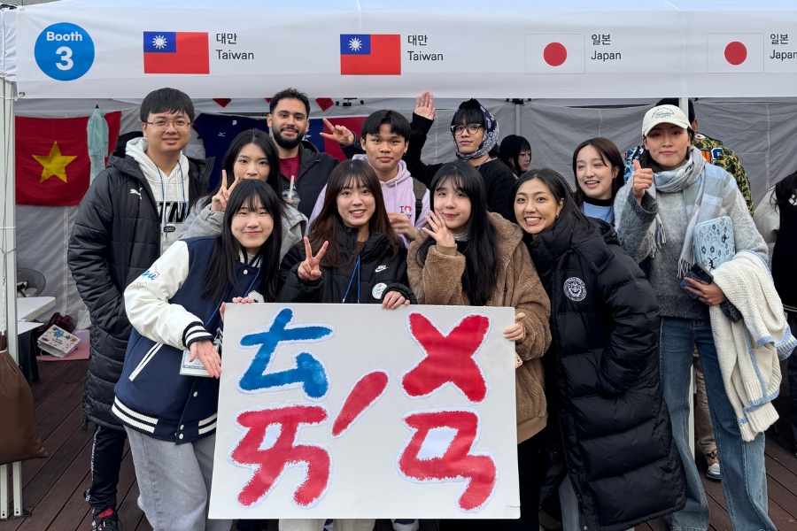 第一學期參與Global Fair.