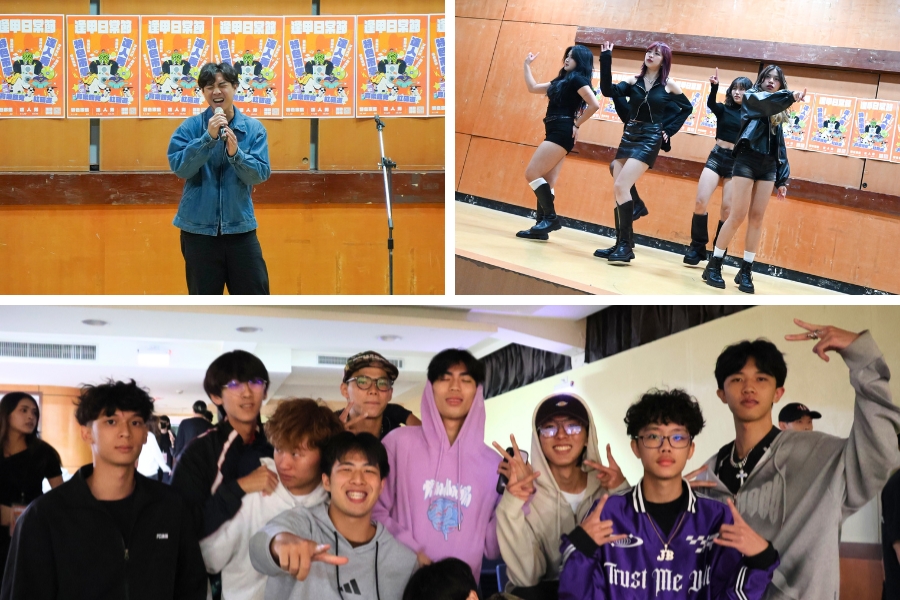 多組參賽隊伍由學長姐帶領大一學生共同演出,展現跨年級的合作能量。