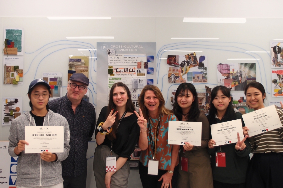 39位逢甲建築學生參與「POLI.design × 逢甲大學工作營」，透過實作與文化實驗，探索創新空間與設計應用。