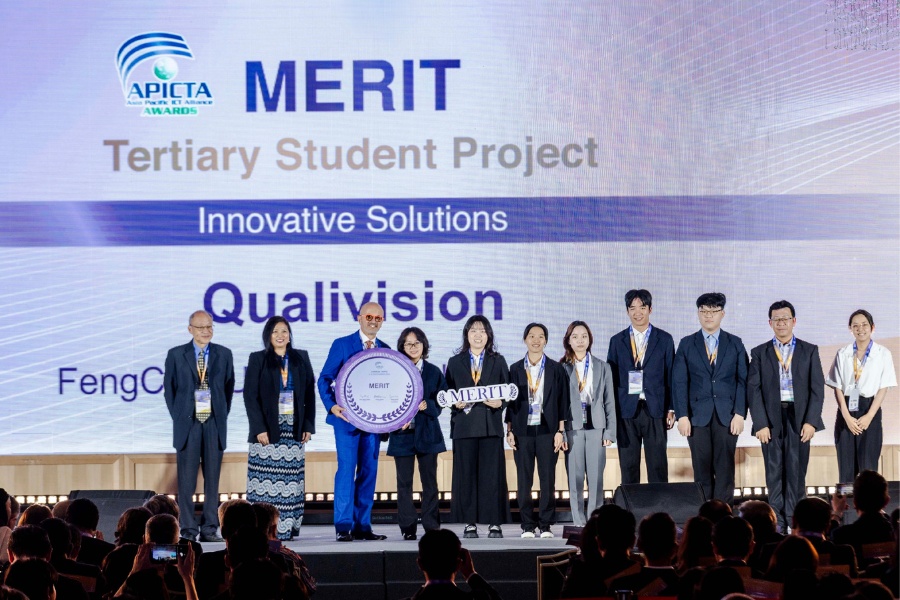 「QualiVision」，榮獲大專院校組Innovative Solutions佳作肯定。