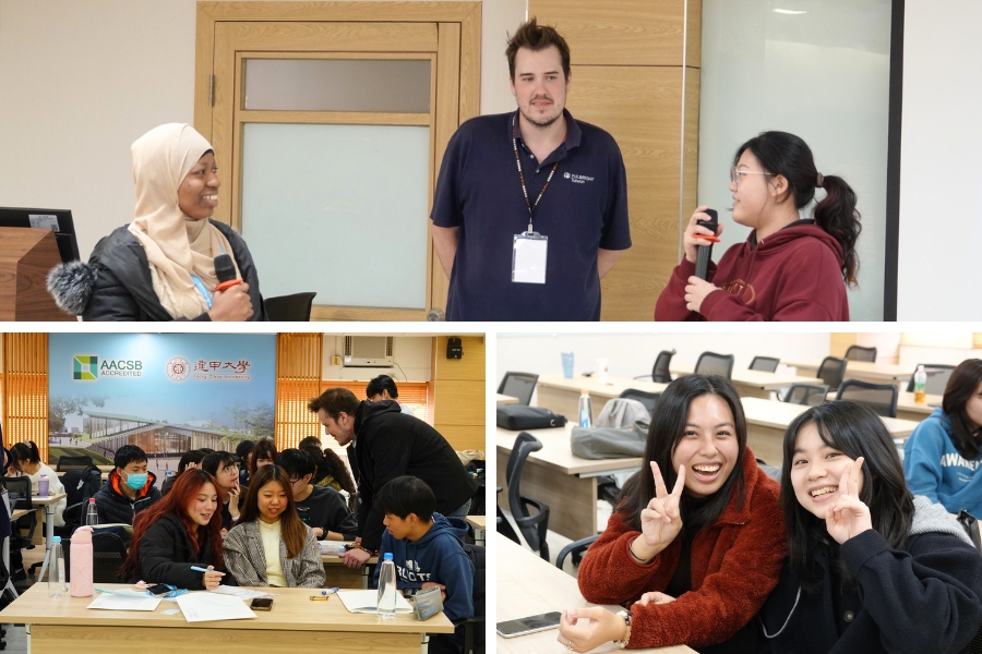 近50位逢甲學生參與為期兩天的EMI學術文化探索營「Link UP：EMI Academic & Cultural Exploration Camp」。